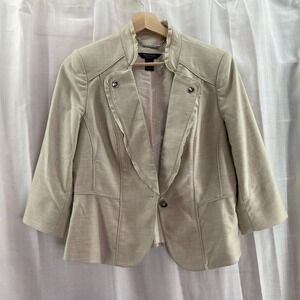 White House Black Market Blazer Jacket‎ Womens 10P Petite Career Business